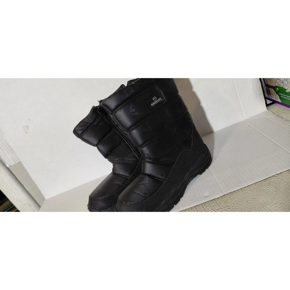 Damage Magellan black Polar Edge insulated snow boots Adult 4M/5W See Pictures